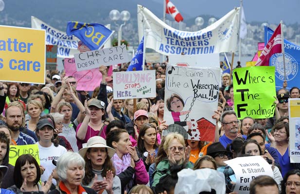 Salute to B.C. teachers – the fight continues