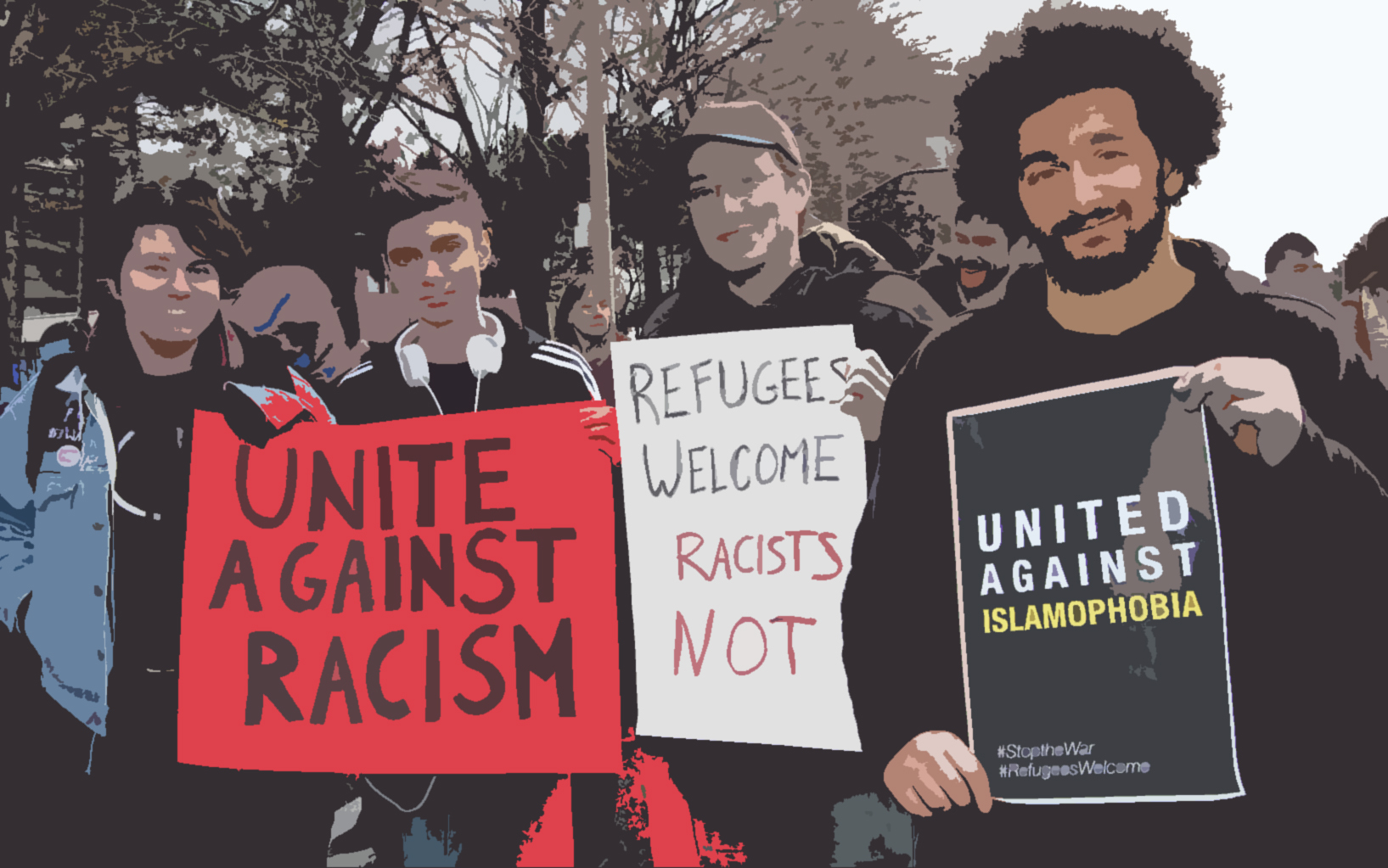 Say no to war, racism and terror – welcome the Syrian refugees!