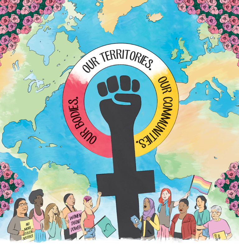 IWD 2016 Greetings – Harper’s gone, but the struggle for equality continues