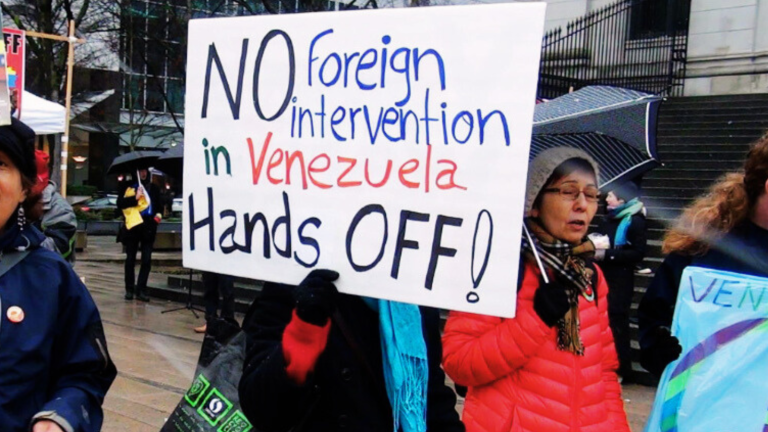 The way forward is for the Venezuelan people themselves