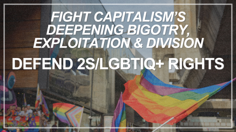 Pride 2025: Fight capitalism’s deepening exploitation, bigotry and division!