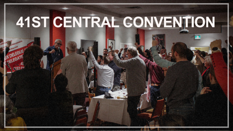 Report on the 41st Central Convention of the Communist Party of Canada