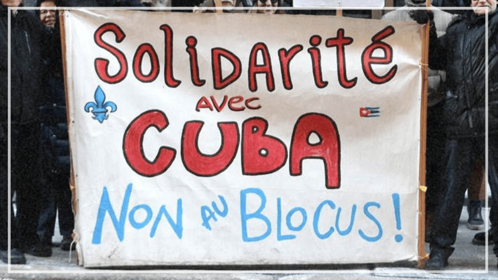 Le Parti communiste salue la journée d’action pancanadienne en solidarité avec Cuba